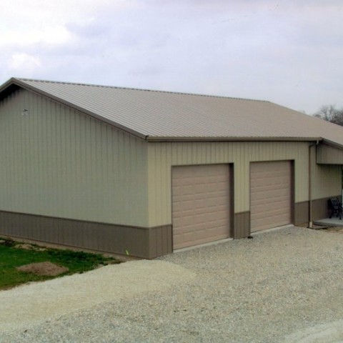 Residential Garage with Porch - Comer Buildings